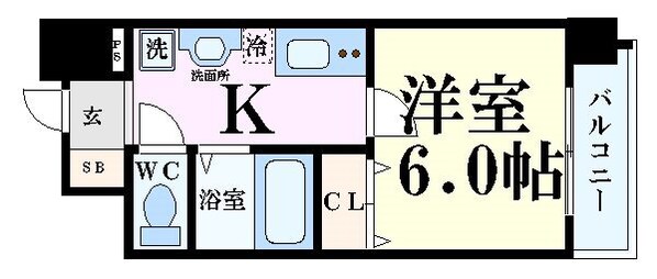 プレミアムステージ新大阪駅前Ⅱの物件間取画像